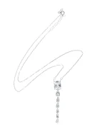 Κολιέ ασημένιο με ζιρκόν - Image 2