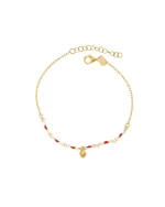 Βραχιόλι ασημένιο-επιχρυσωμένο