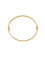 Βραχιόλι χειροπέδα ασημένια-επιχρυσωμένη - Image 3