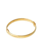 Βραχιόλι χειροπέδα ασημένια-επιχρυσωμένη - Image 2