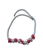 Κολιέ από Σιγκαπούρη από κόκκαλο καί κοχυλάκια vintage - Image 2