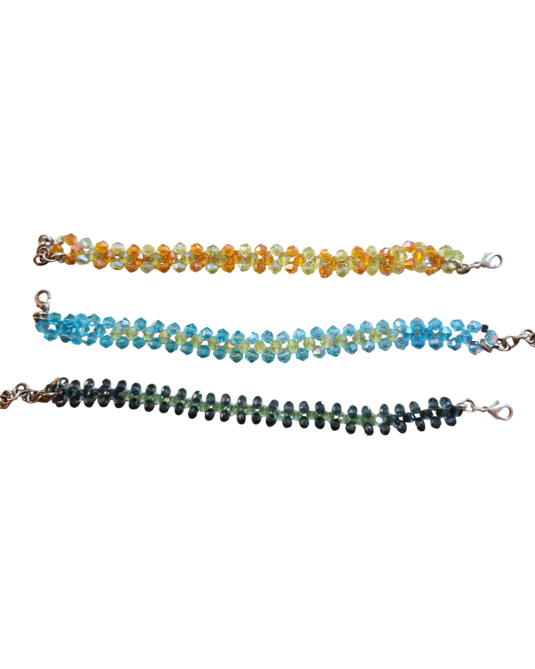 an.1383 Βραχιόλι χειροποίητο μέ πολύχρωμες χάνδρες - Image 1