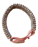 Βραχιόλι χειροποίητο μέ στράς και δέρμα - Image 2