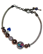 Βραχιόλι ασημένιο μέ τρούκς