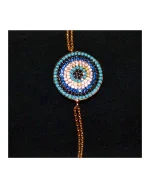 Βραχιόλι ασημένιο-επιχρυσωμένο μέ ζιρκόν - Image 2