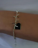 Κολιέ σέτ μέ το βραχιόλι του ασημένιο - Image 2