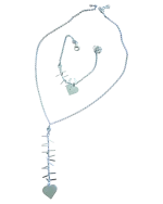 Κολιέ σέτ μέ το βραχιόλι του ασημένιο - Image 4