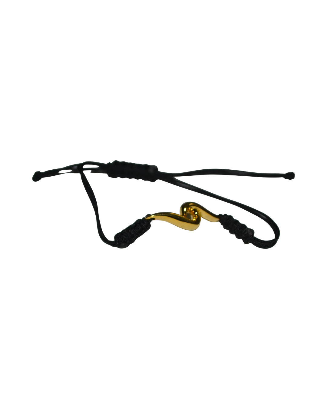 an.1750 Βραχιόλι μακραμέ μέ χειροποίητο ασημένιο-επιχρυσωμένο στοιχείο - Image 1