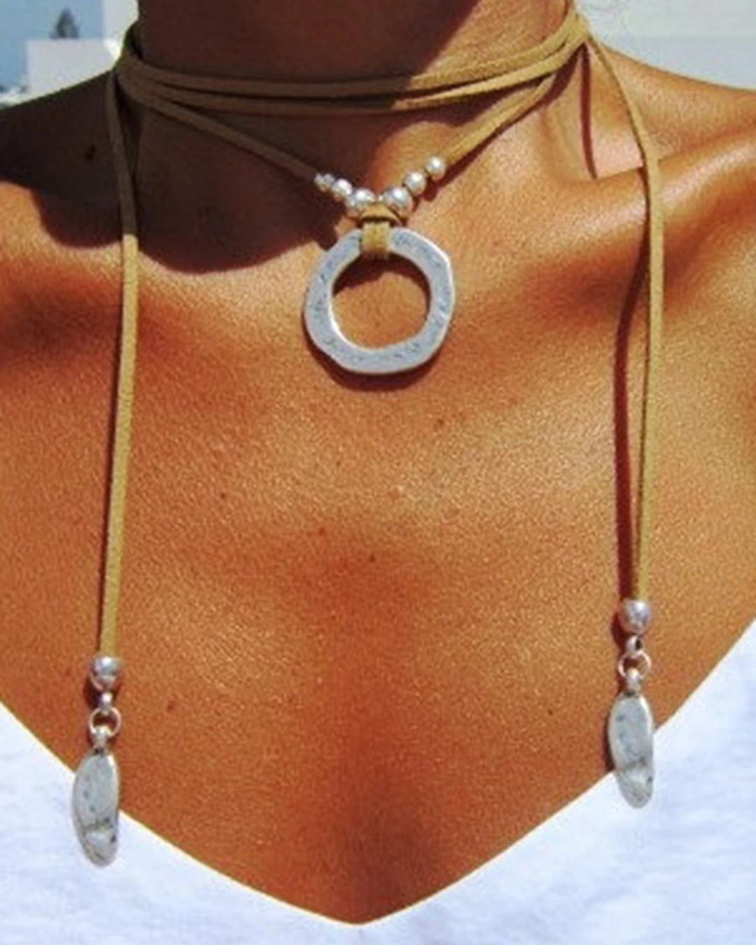 an.1831 Κολιέ έθνικ-boho - Image 1