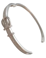 Βραχιόλι ασημένιο μέ ζιρκόν “ζώνη” - Image 3