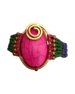 Βραχιόλι χειροποίητο μακραμέ African boho - Image 3