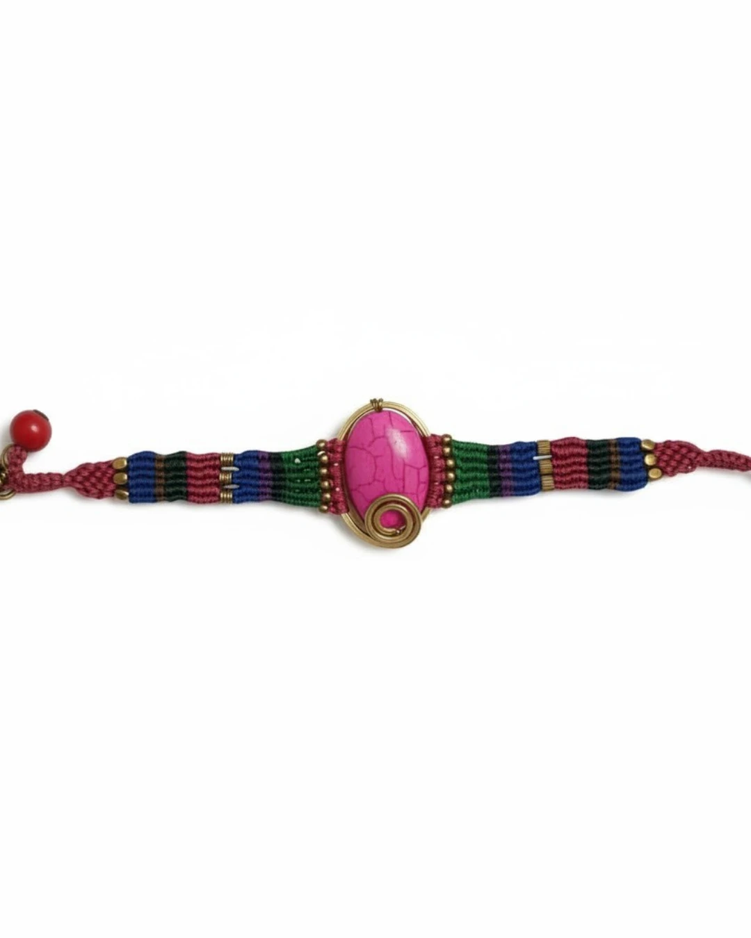 an.1925 (7) Βραχιόλι χειροποίητο μακραμέ African boho - Image 1