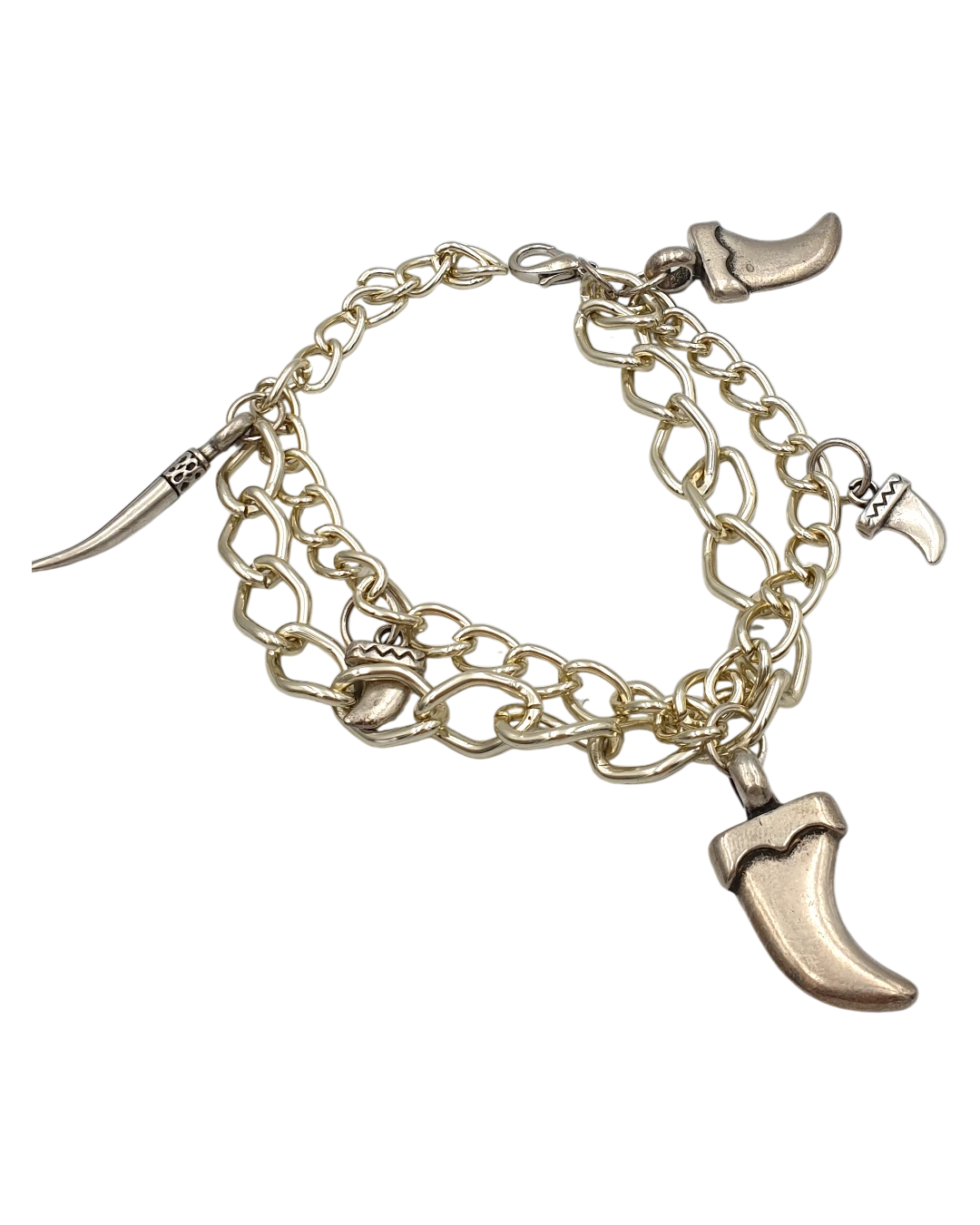 _an.1929 Βραχιόλι με τρουκς κρεμαστά - Image 1