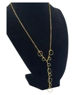 Κολιέ ασημένιο επιχρυσωμένο