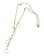 Κολιέ ασημένιο επιχρυσωμένο - Image 2