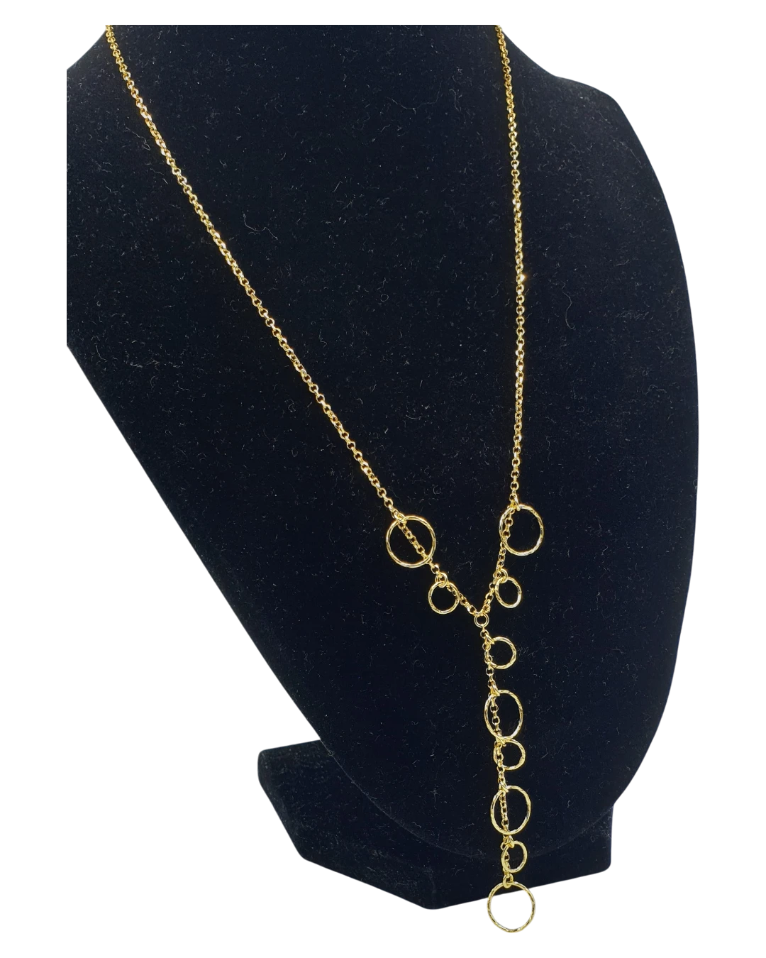 an.20162 Κολιέ ασημένιο επιχρυσωμένο - Image 1