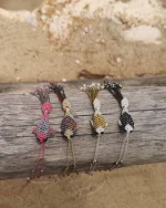 Κολιέ χειροποίητο μακραμέ “ψαράκι” - Image 3