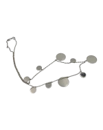 Κολιέ ασημένιο μέ κρεμαστούς ασημένιους δίσκους - Image 4