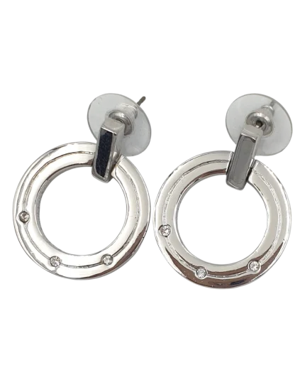 Σκουλαρίκια απο ανοξείδωτο ατσάλι με ζιρκόν