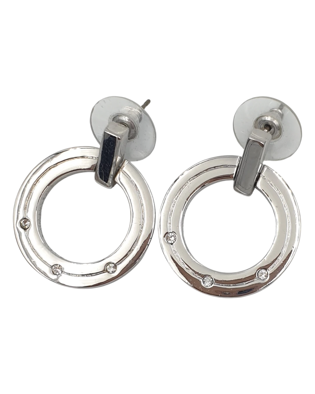 an.20228 Σκουλαρίκια απο ανοξείδωτο ατσάλι με ζιρκόν - Image 1