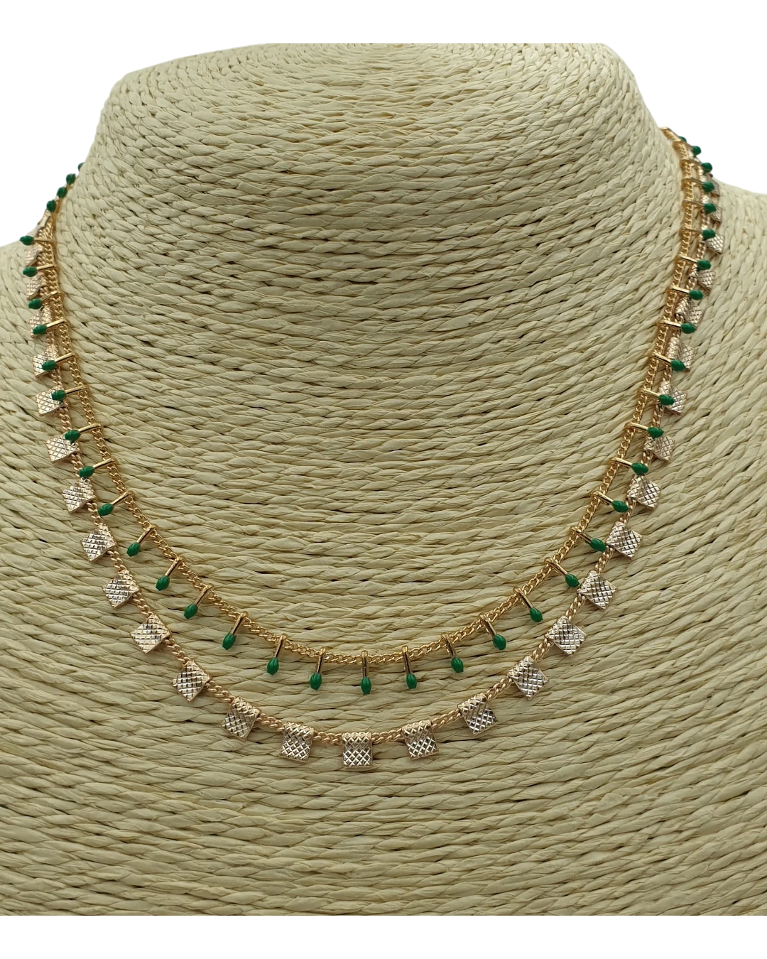 an.20234 Κολιέ χειροποίητο με σμάλτο - Image 1