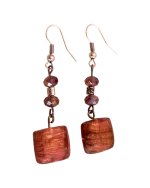 Σκουλαρίκια χειροποίητα με κρύσταλλα