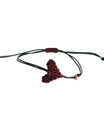 Βραχιόλι χειροποίητο μακραμέ καρδιά - Image 12