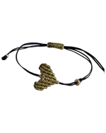 Βραχιόλι χειροποίητο μακραμέ καρδιά - Image 13