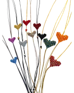 Βραχιόλι χειροποίητο μακραμέ καρδιά