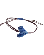 Βραχιόλι χειροποίητο μακραμέ καρδιά - Image 7