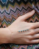 Βραχιόλι-δαχτυλίδι έθνικ-boho slave bracelet - Image 2