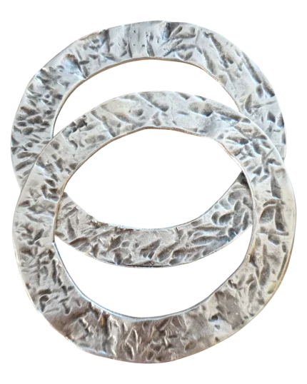 Βραχιόλι χειροποίητο επάργυρο ethnic-boho