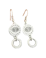 Σκουλαρίκια χειροποίητα επάργυρα ethnic-boho - Image 3