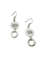 Σκουλαρίκια χειροποίητα επάργυρα ethnic-boho - Image 4