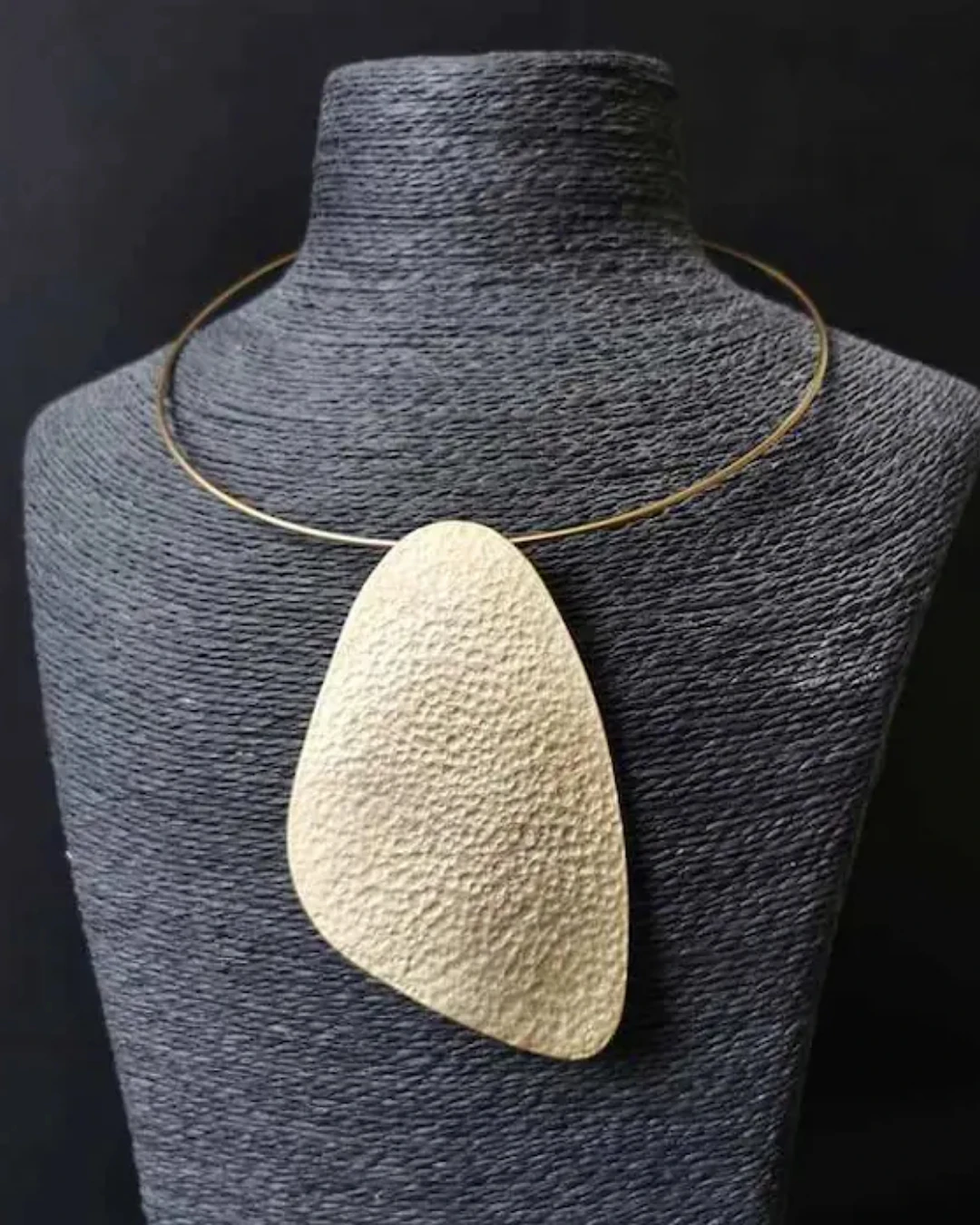 an.20501 Κολιέ choker χειροποίητο επιχρυσωμένο 22Κ boho - Image 1