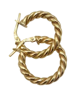 Σκουλαρίκια κρίκοι ασημένια - Image 3