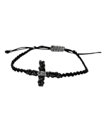 Βραχιόλι χειροποίητο μακραμέ “σταυρός” - Image 3