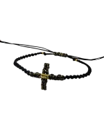 Βραχιόλι χειροποίητο μακραμέ “σταυρός” - Image 4