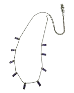 Κολιέ ασημένιο με αμέθυστο - Image 3