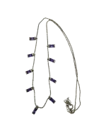 Κολιέ ασημένιο με αμέθυστο - Image 4