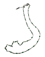 Κολιέ ατσάλινο με σμάλτο - Image 2