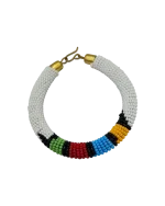 Βραχιόλι χειροποίητο ethnic African με χάνδρες - Image 2