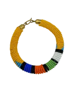 Βραχιόλι χειροποίητο ethnic African με χάνδρες - Image 3