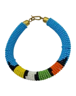 Βραχιόλι χειροποίητο ethnic African με χάνδρες - Image 4