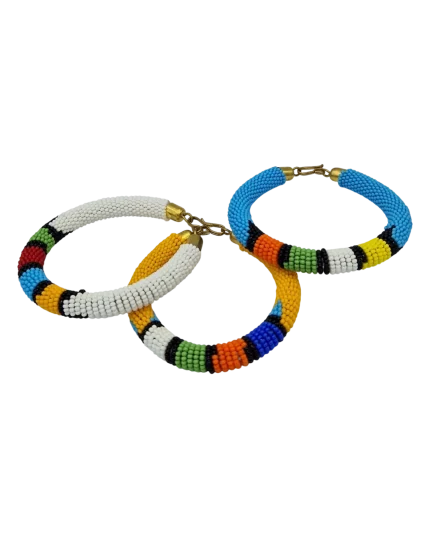 Βραχιόλι χειροποίητο ethnic African με χάνδρες