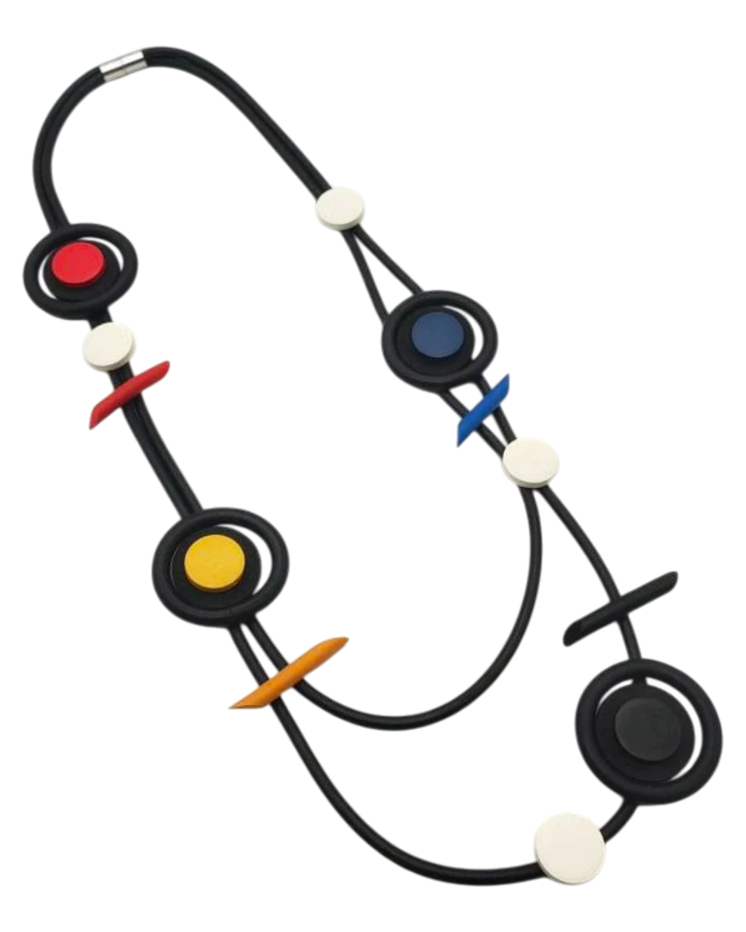 an.20970 Κολιέ σιλικόνης boho - Image 1