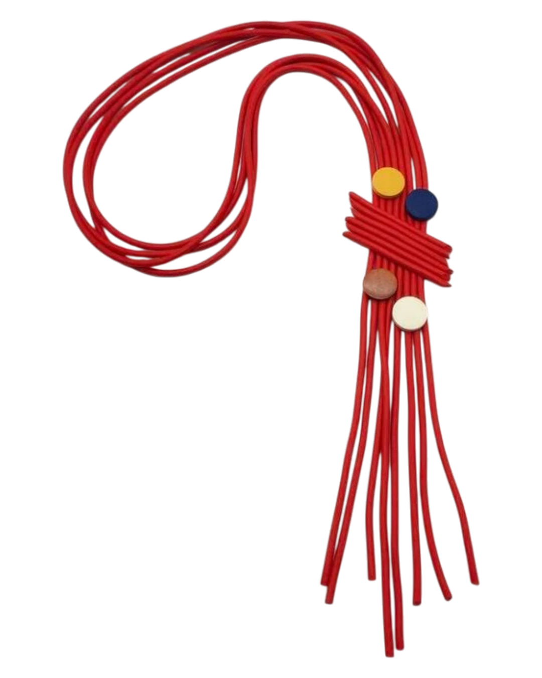 _an.21210 Κολιέ σιλικόνης boho - Image 1