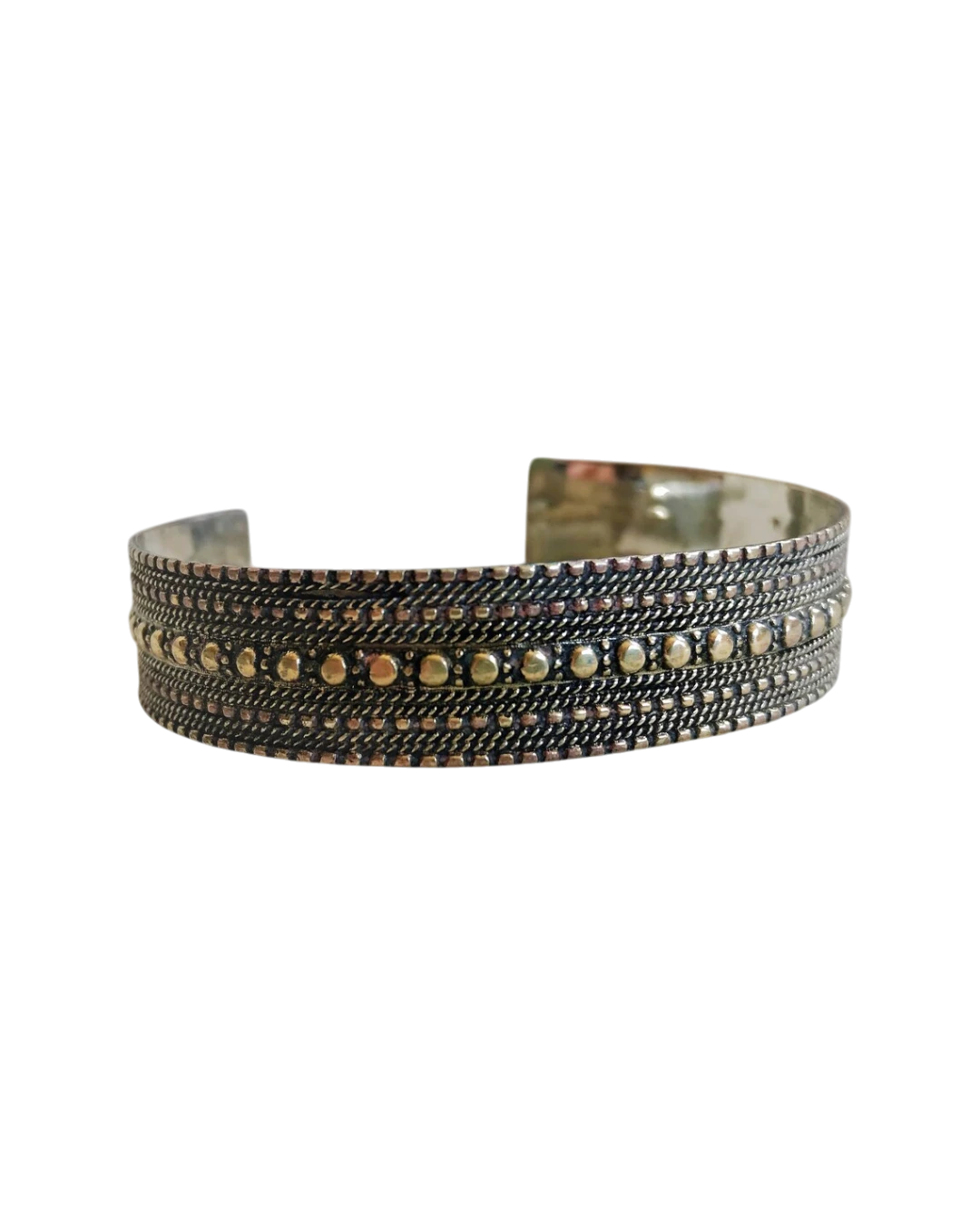an.22009 (2) Βραχιόλι χειροποίητο cuff bracelet ethnic boho Tibet - Image 1