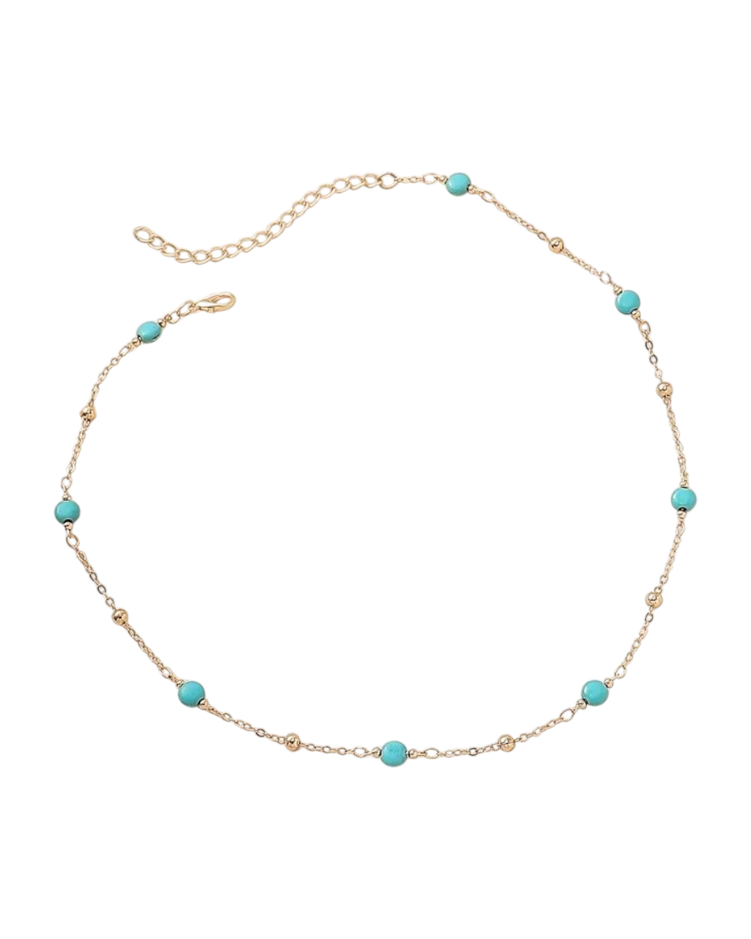 _an.22028 Κολιέ με τυρκουάζ - Image 1