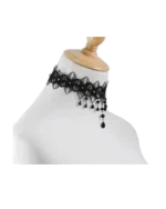 Κολιέ choker με δαντέλα και πέτρες - Image 2